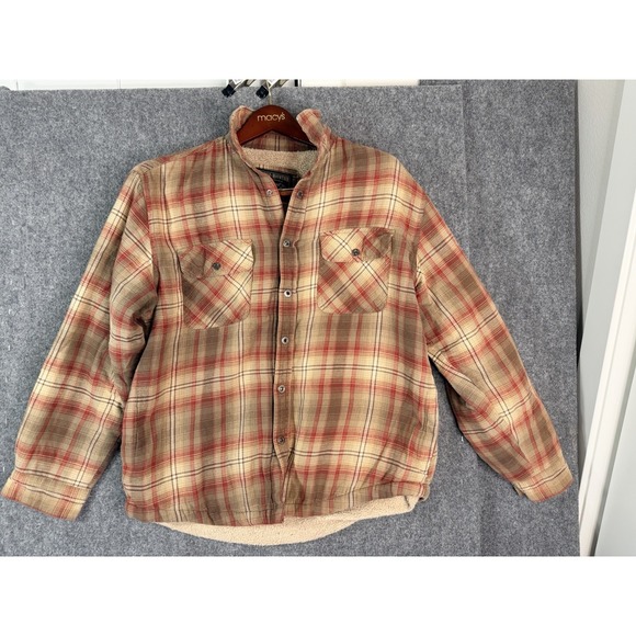 Lot 3 Grizzly Mtn Fleece Lined Plaid Flannel Snap Shirts - 2XL Red/Black + 2XL - Picture 2 of 16